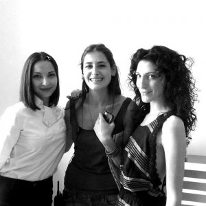 Isabella Ragno sul set di Controra