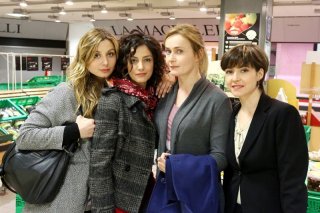 Una mamma imperfetta: foto promozionale di gruppo per le attrici protagoniste della fiction
