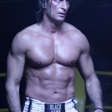 Claudio Del Falco in una foto di scena del film Rabbia in pugno