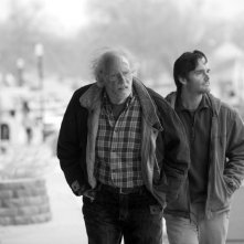 Nebraska: un'immagine di Will Forte e Bruce Dern