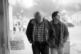 Nebraska: un'immagine di Will Forte e Bruce Dern