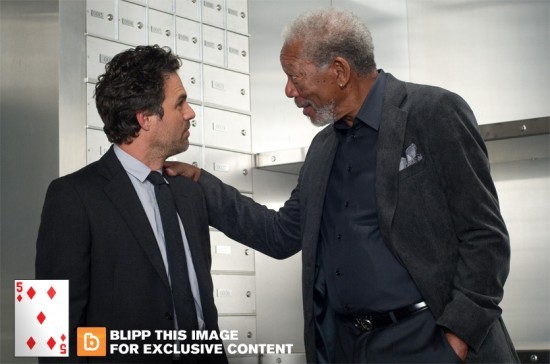Now You See Me Mark Ruffalo E Morgan Freeman In Un Immagine Promozionale Del Film 274124