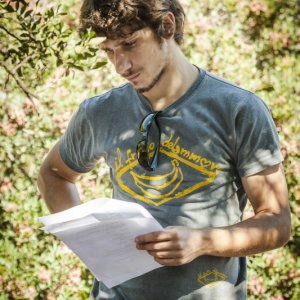 Riccardo Cannella sul set di Run Away The Series