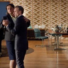 Borgman: Jan Bijvoet in una scena balla con Annet Malherbe