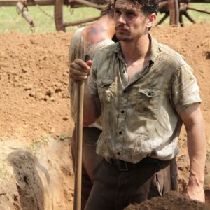 As I Lay Dying: James Franco in una scena del film