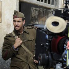 Mario Casas sul set de La Mula