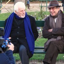 Jodorowsky's Dune: Alejandro Jodorowsky in una scena del documentario a lui dedicato con il produttore Michel Seydoux