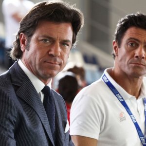 Come un delfino la serie: Paolo Conticini e Marco Falaguasta in una scena della fiction