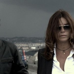 Nero infinito: Francesca Rettondini insieme a Rosario Petix in un'immagine del film