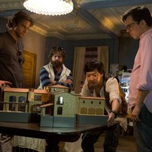 Una notte da leoni 3: Ed Helms, Zach Galifianakis, Ken Jeong e Bradley Cooper in una scena del film