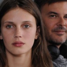 Jeune et jolie: la protagonista Marine Vacth in una foto promozionale insieme al regista  François Ozon
