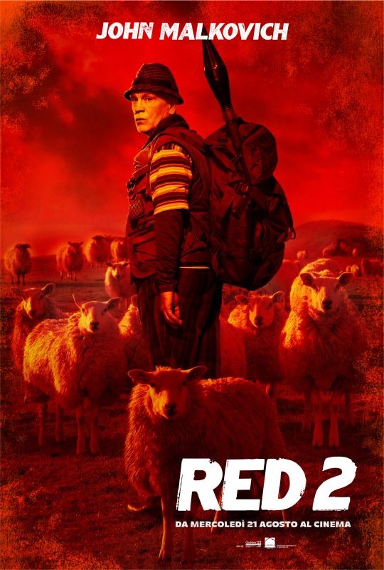 Red 2 Character Poster Italiano Per John Malkovich 275670