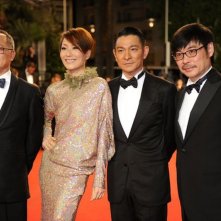 Blind Detective: Andy Lau, Sammi Cheng e Johnnie To sul red carpet a Cannes 2013