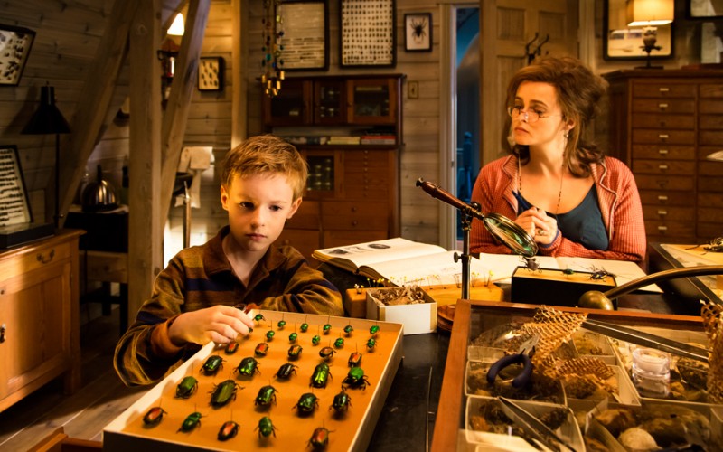 The Young and Prodigious Spivet: Helena Bonham Carter e Kyle Catlett in una scena