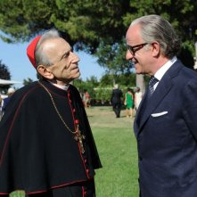 La Grande Bellezza: Toni Servillo con Roberto Herlitzka in una scena del film