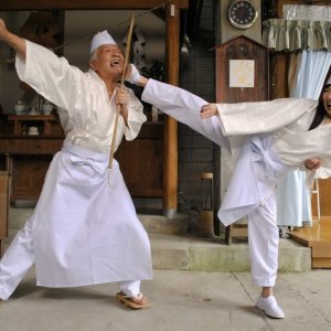 Dead Sushi: Rina Takeda impegnata in combattimento