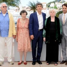 Nebraska: il regista Alexander Payne al photocall di Cannes 2013 insieme al cast del film
