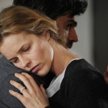 Cha Cha Cha: Luca Argentero abbraccia Eva Herzigova in una scena