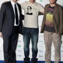 N. Santi Amantini con Lorenzo Lombardi e David Jakubovic al Tolentino International Film Festival