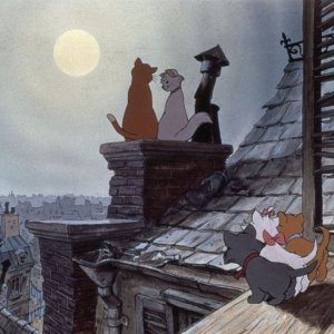 Gli Aristogatti: una poetica scena del film