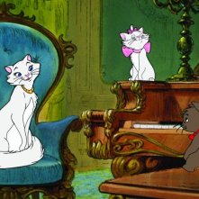 Gli Aristogatti: una scena del cartone animato Disney
