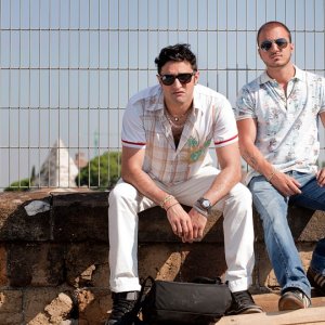 Il futuro: Alessandro Giallocosta e Nicolas Vaporidis in una scena del film