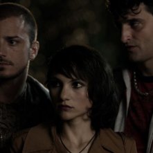 Il futuro: Alessandro Giallocosta insieme a Manuela Martelli e Nicolas Vaporidis in una scena