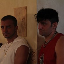 Il futuro: Alessandro Giallocosta insieme a Nicolas Vaporidis in una scena