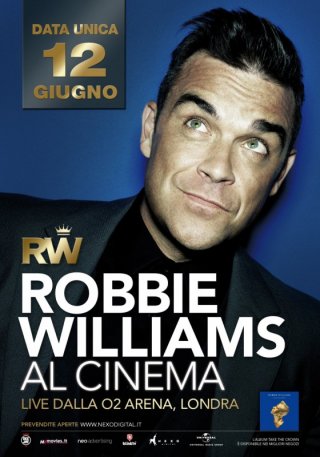 Robbie Williams Live: la locandina dell'evento