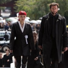 Wolverine: L'immortale - Hugh Jackman e Rila Fukushima in una scena del film