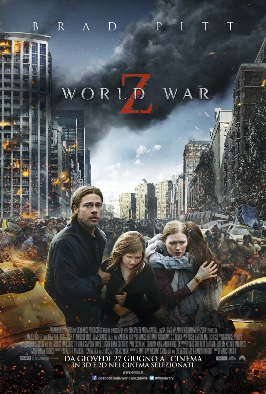 World War Z Il Nuovo Poster Italiano Del Film 276535