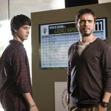 David Solans con Julio Manrique nel film Fill de Caín