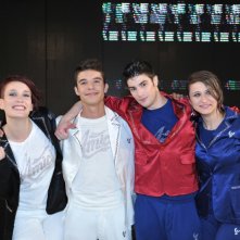 I quattro finalisti di Amici 12: Verdiana Zangaro, Moreno Donadoni, Greta Manuzi, Nicolò Noto.