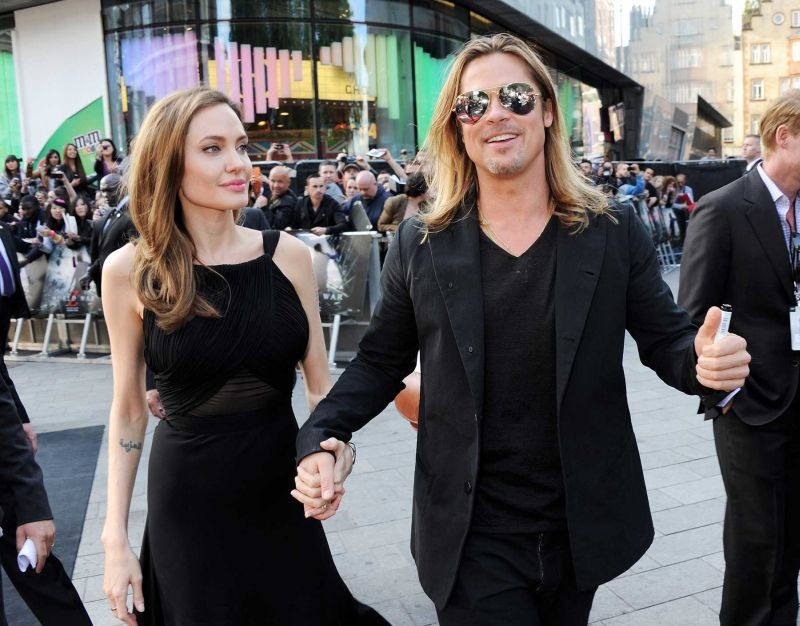 Brad Pitt E Angelina Jolie Durante La Premiere Londinese Di World War Z 276994