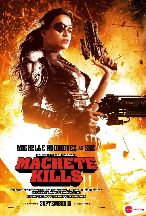 Machete Kills Ecco Il Character Poster Di Michelle Rodriguez 276924