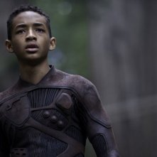 Jaden Smith nel ruolo di Kitai Raige in una scena di After Earth - Dopo la fine del mondo