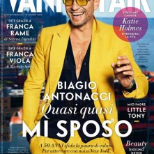 Biagio Antonacci in giallo sulla cover di Vanity Fair Italia (giugno 2013)