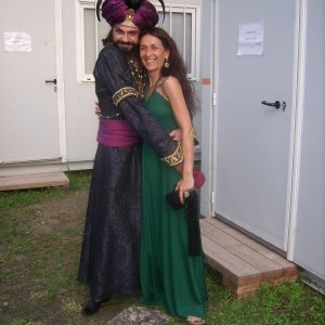 Ortensia De Francesco con il Baritono Marco Vinco al debutto del'italiana in algeri a Aix en provence regia di Toni Servillo