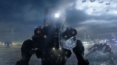 Pacific Rim: i robot si preparano per il contrattacco agli alieni in una scena del film