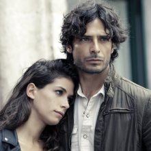 Squadra antimafia 5: Marco Bocci e Giulia Michelini in una scena della fiction