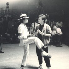 Michael Jackson con il coreografo Vince Paterson