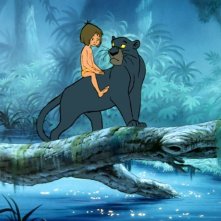 Il libro della giungla: Mowgli a cavallo della pantera Bagheera