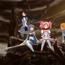 Madoka Magica: le maghette in una scena notturna