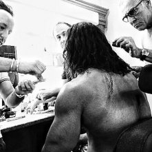 Hercules - Il Guerriero: Dwayne Johnson in sala trucco