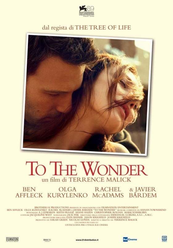 To The Wonder Ecco La Locandina Italiana Del Film 278021