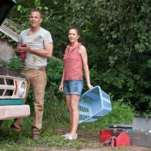 L'uomo d'acciaio: Kevin Costner e Diane Lane in una scena del film