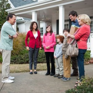 La famiglia al completo in una scena di Parental Guidance
