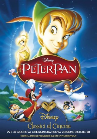 Le avventure di Peter Pan: la locandina della versione ridigitalizzata in uscita in sala