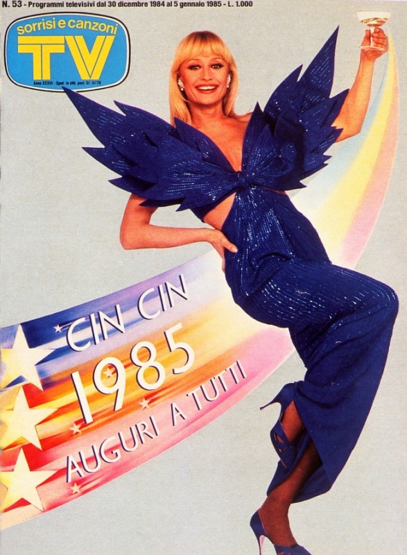 Una Raffaella Carra Tutta Su Una Copertina Di Tv Sorrisi E Canzoni Del 1985 278139