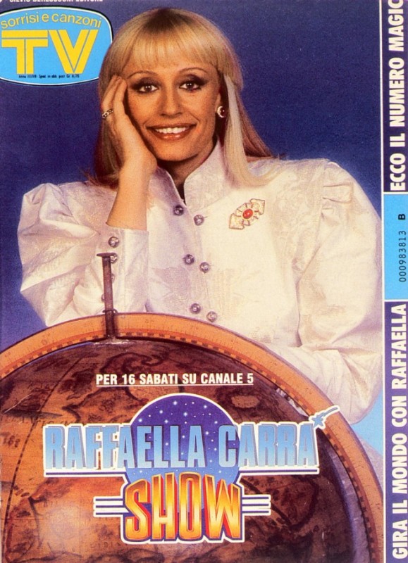 Una Raffaella Carrà Tutta Su Una Copertina Di Tv Sorrisi E Canzoni Del